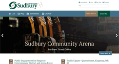 Desktop Screenshot of greatersudbury.ca